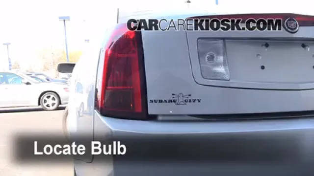 2006 Cadillac CTS 3.6L V6 Luces Luz de giro trasera (reemplazar foco)